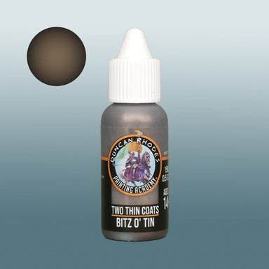 Two Thins Coats | Bitz O'Tin | 15ml Individual Paint
