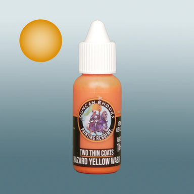 Two Thins Coats | Hazard Yellow Wash | 15ml Individual Paint