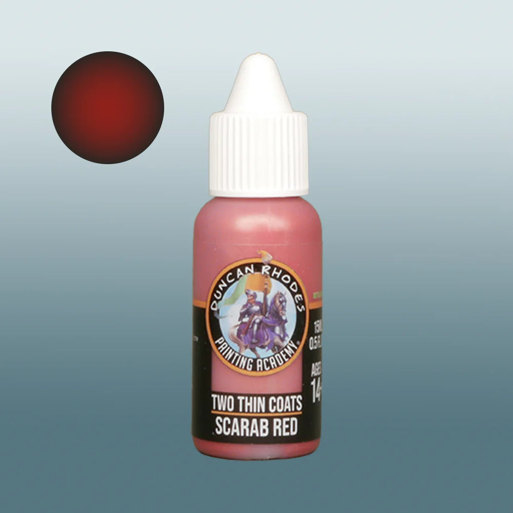 Two Thins Coats | Scarab Red | 15ml Individual Paint