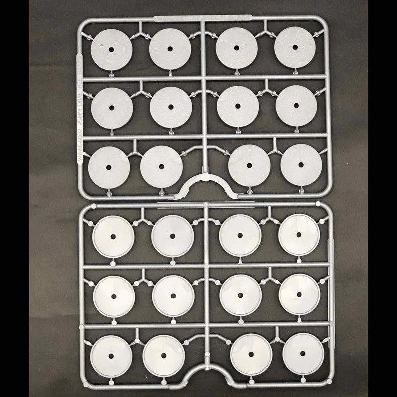 General Accoutrements | 25mm Dual Use Plastic Bases | Plastic Unit