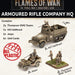 Flames of War | American Armoured Rifle Company HQ | 15mm Plastic Unit