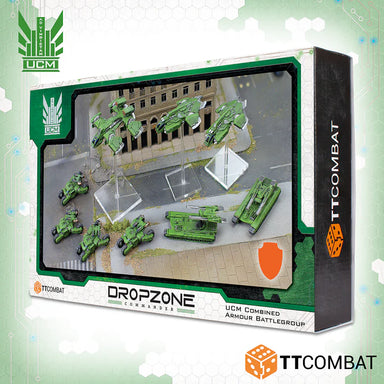 DropZone Commander | UCM Combined Armour Battlegroup | Small Scale Plastic Unit | TTCombat | Miniature Kingdoms