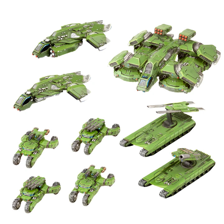 DropZone Commander | UCM Combined Armour Battlegroup | Small Scale Plastic Unit | TTCombat | Miniature Kingdoms