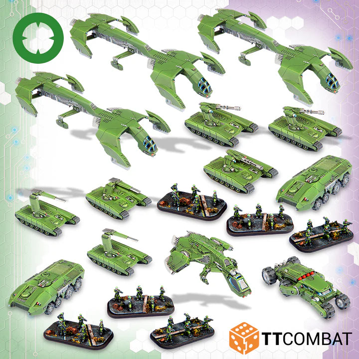 DropZone Commander | 2 Player Starter Game | Small Scale Plastic Starter | TTCombat | Miniature Kingdoms