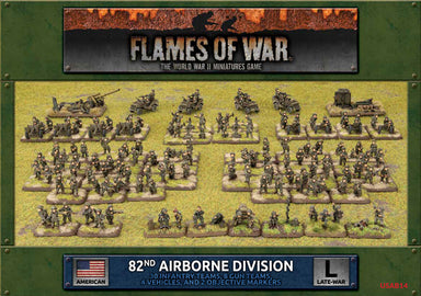 Flames of War | American | 82nd Airborne Division Army Deal | 15mm Plastic / Metal Unit