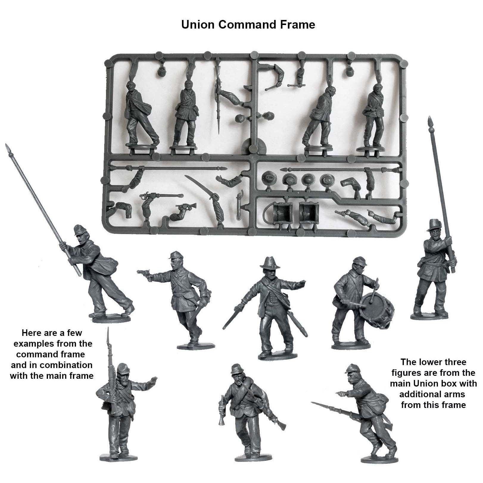 Perry Miniatures | ACW Union Infantry 1861-1865 | 28mm Plastic Unit | North Star Games | Miniature Kingdoms