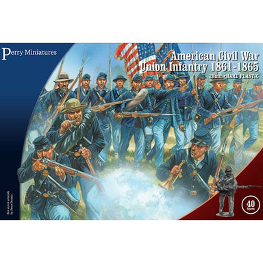 Perry Miniatures | ACW Union Infantry 1861-1865 | 28mm Plastic Unit | North Star Games | Miniature Kingdoms