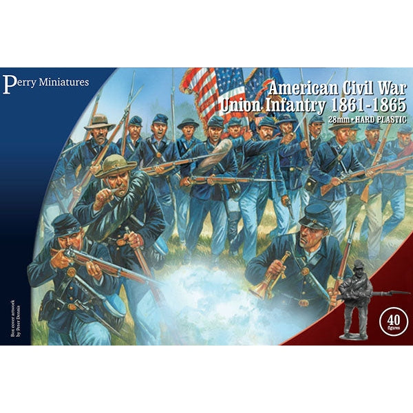 Perry Miniatures | ACW Union Infantry 1861-1865 | 28mm Plastic Unit | North Star Games | Miniature Kingdoms