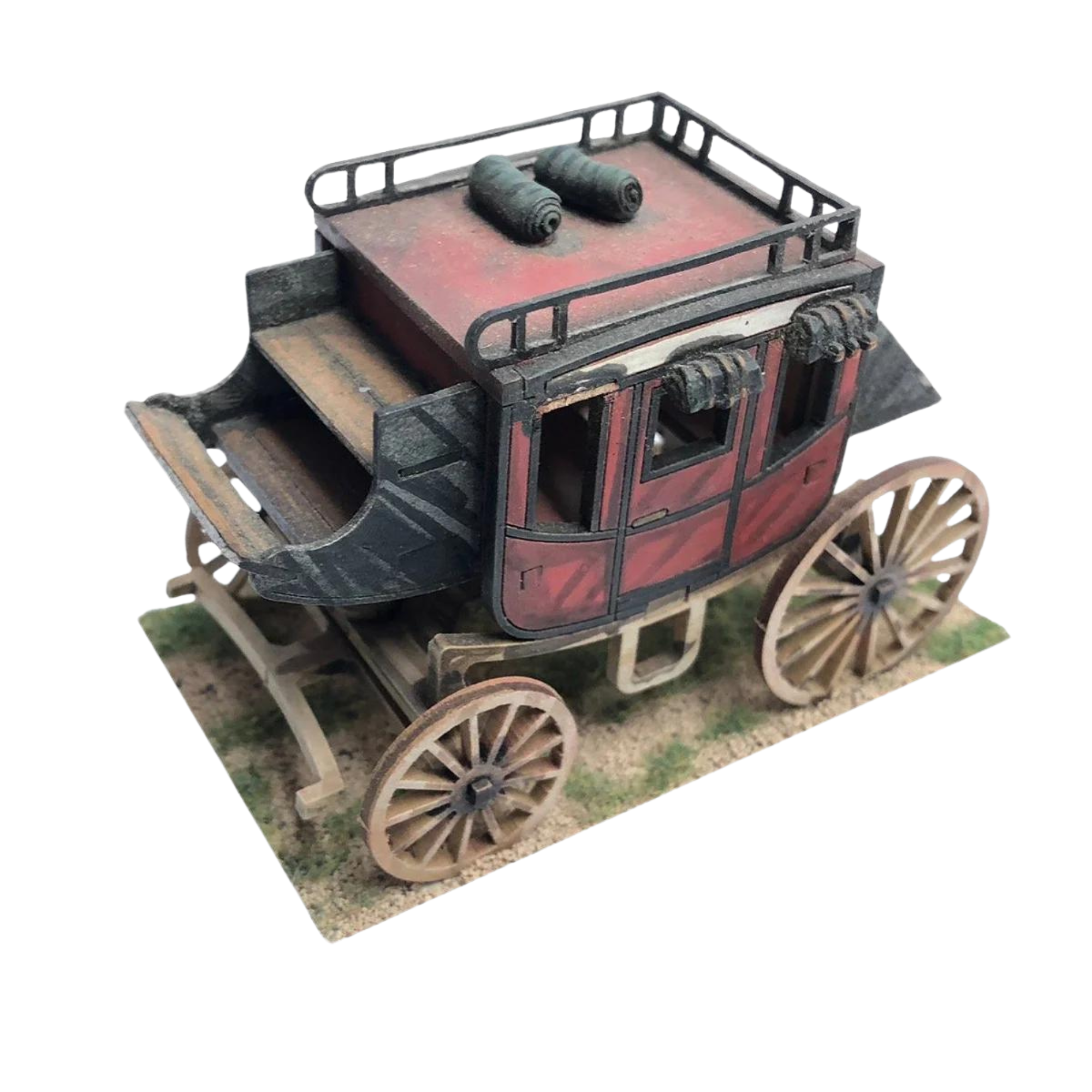 Sarissa Precision | Old West Stagecoach D047 | MDF Terrain