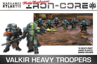 Wargames Atlantic | Iron Core | Valkir Heavy Troopers | Plastic Unit