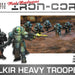 Wargames Atlantic | Iron Core | Valkir Heavy Troopers | Plastic Unit