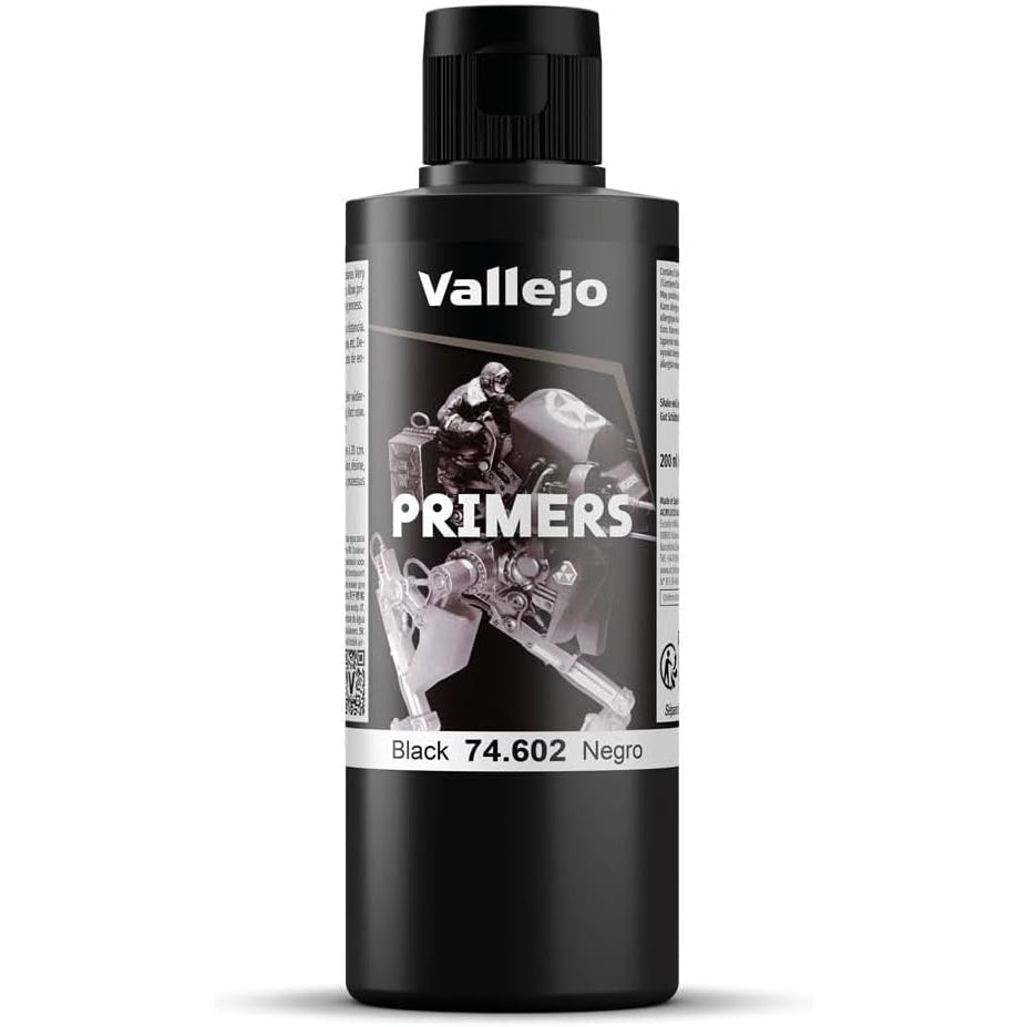 Vallejo | 200ml Surface Primer Black 74.602