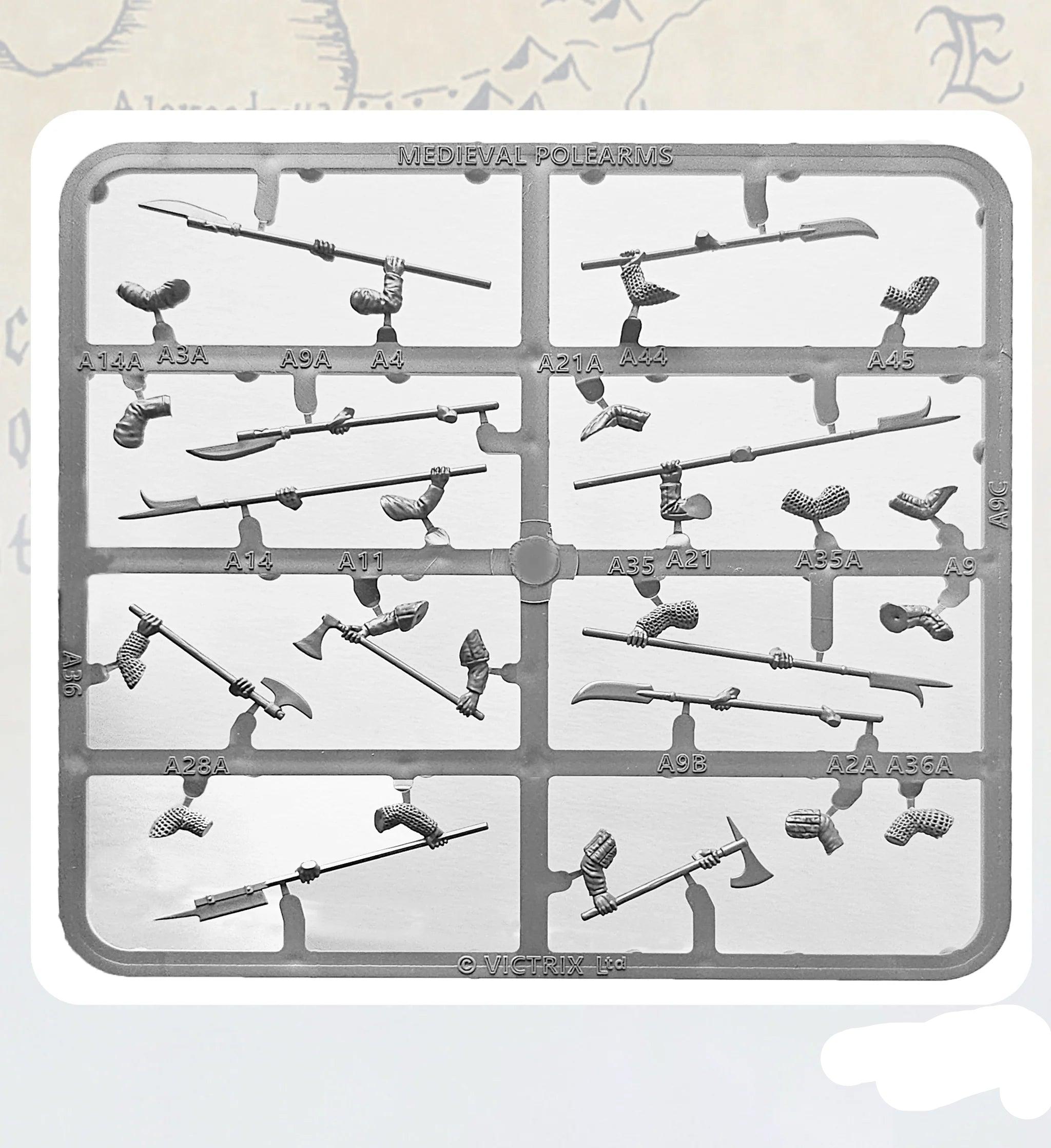 Victrix | Medieval Foot Sergeants | 28mm One Sprue X25