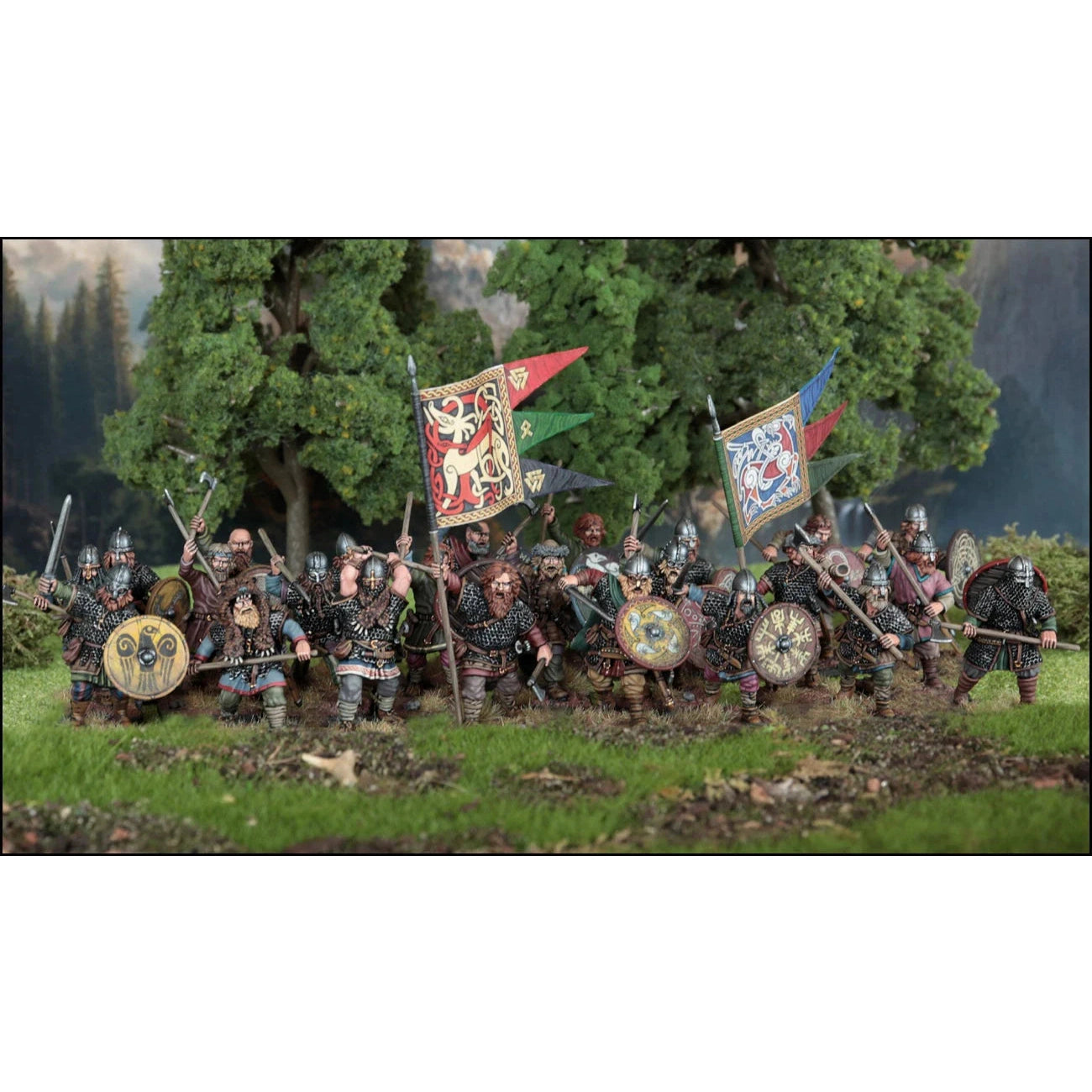 Victrix | Dark Ages Vikings | 28mm Plastic Unit | North Star Games | Miniature Kingdoms
