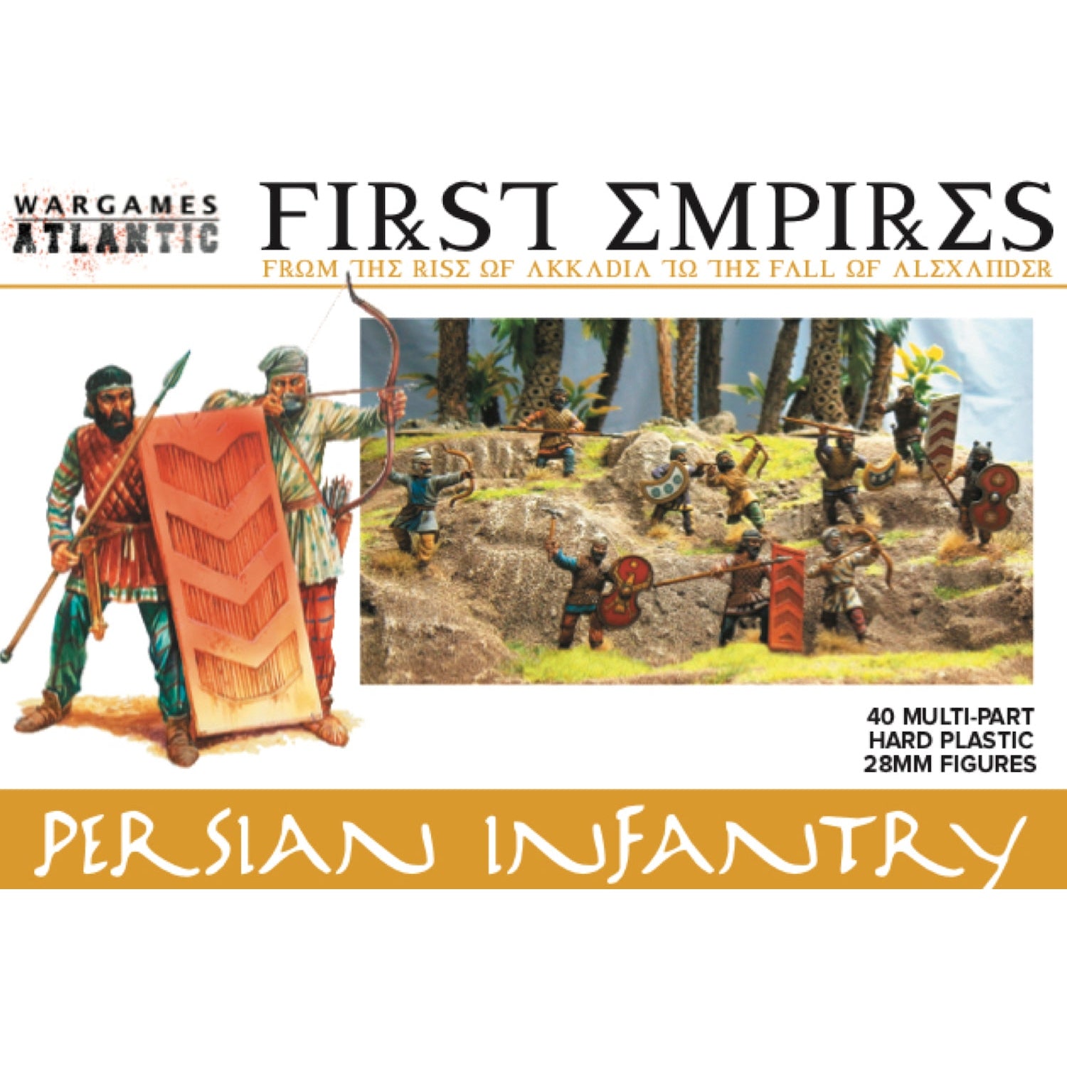 First Empires | Persian Infantry | Plastic Unit | Wargames Atlantic | Miniature Kingdoms