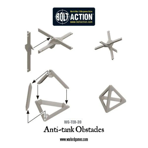 Bolt Action | Anti-Tank Obstacles | 28mm Plastic Terrain