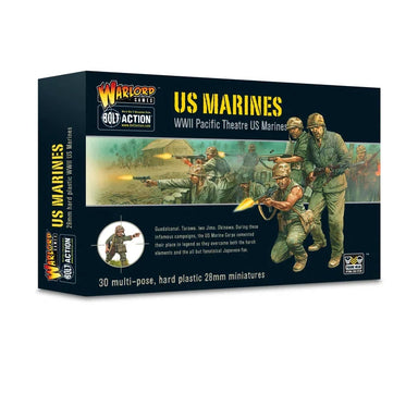 Bolt Action | USA US Marines | 28mm Plastic Unit | Warlord | Miniature Kingdoms