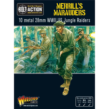 Bolt Action | USA Merrill's Marauders | 28mm Metal Unit | Warlord | Miniature Kingdoms