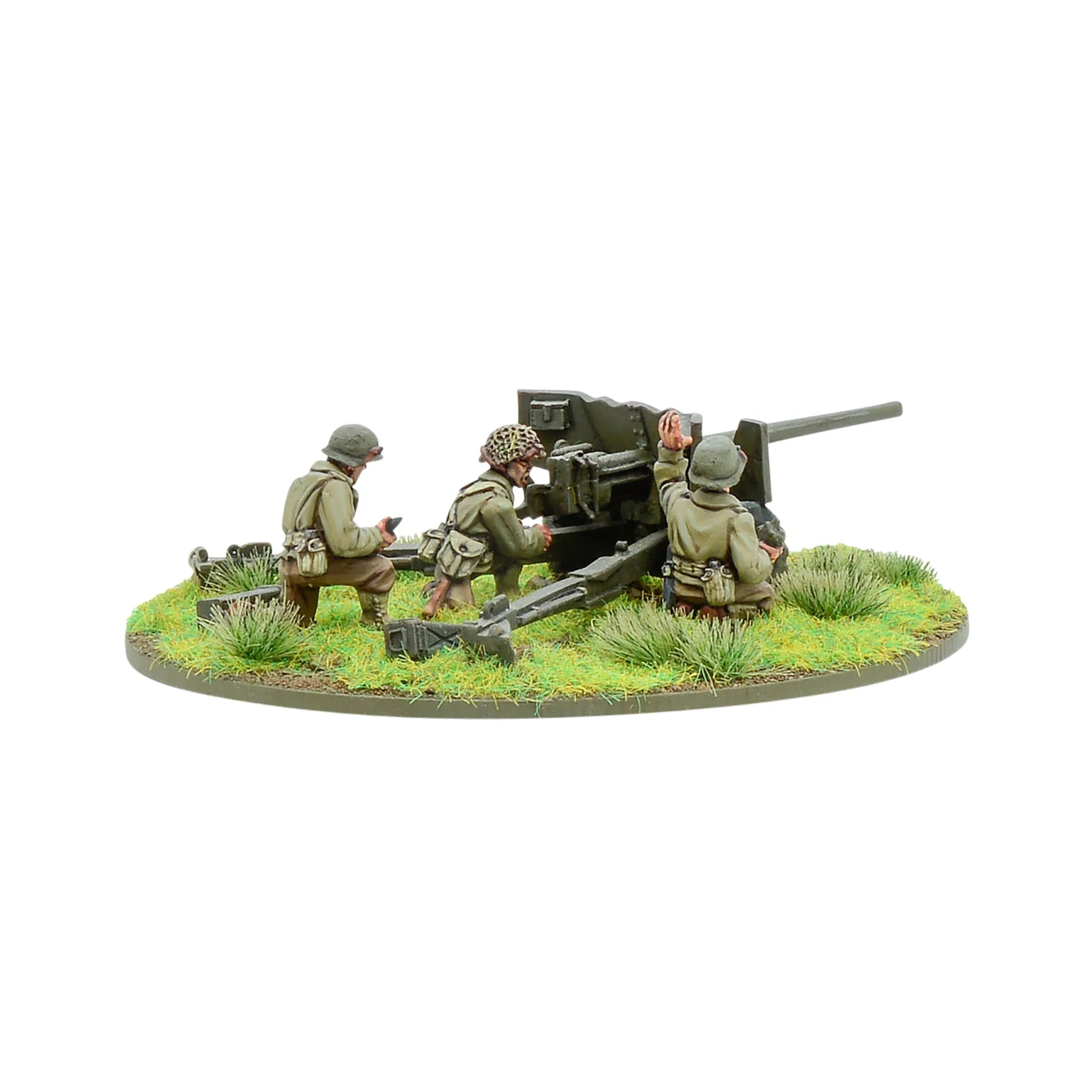 Bolt Action | American US Army 57mm Anti Tank Gun | 28mm Metal Blister Pack