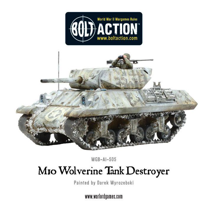 Bolt Action | USA M10 Wolverine Tank Destroyer | 28mm Plastic Vehicle