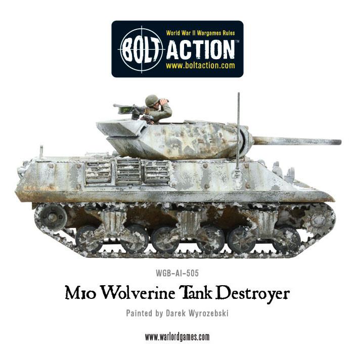 Bolt Action | USA M10 Wolverine Tank Destroyer | 28mm Plastic Vehicle