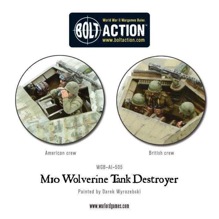 Bolt Action | USA M10 Wolverine Tank Destroyer | 28mm Plastic Vehicle