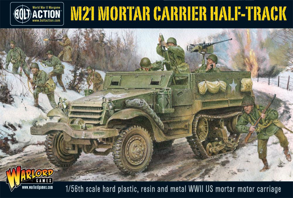 Bolt Action | USA M21 Mortar Carrier Halftrack | 28mm Plastic Vehicle