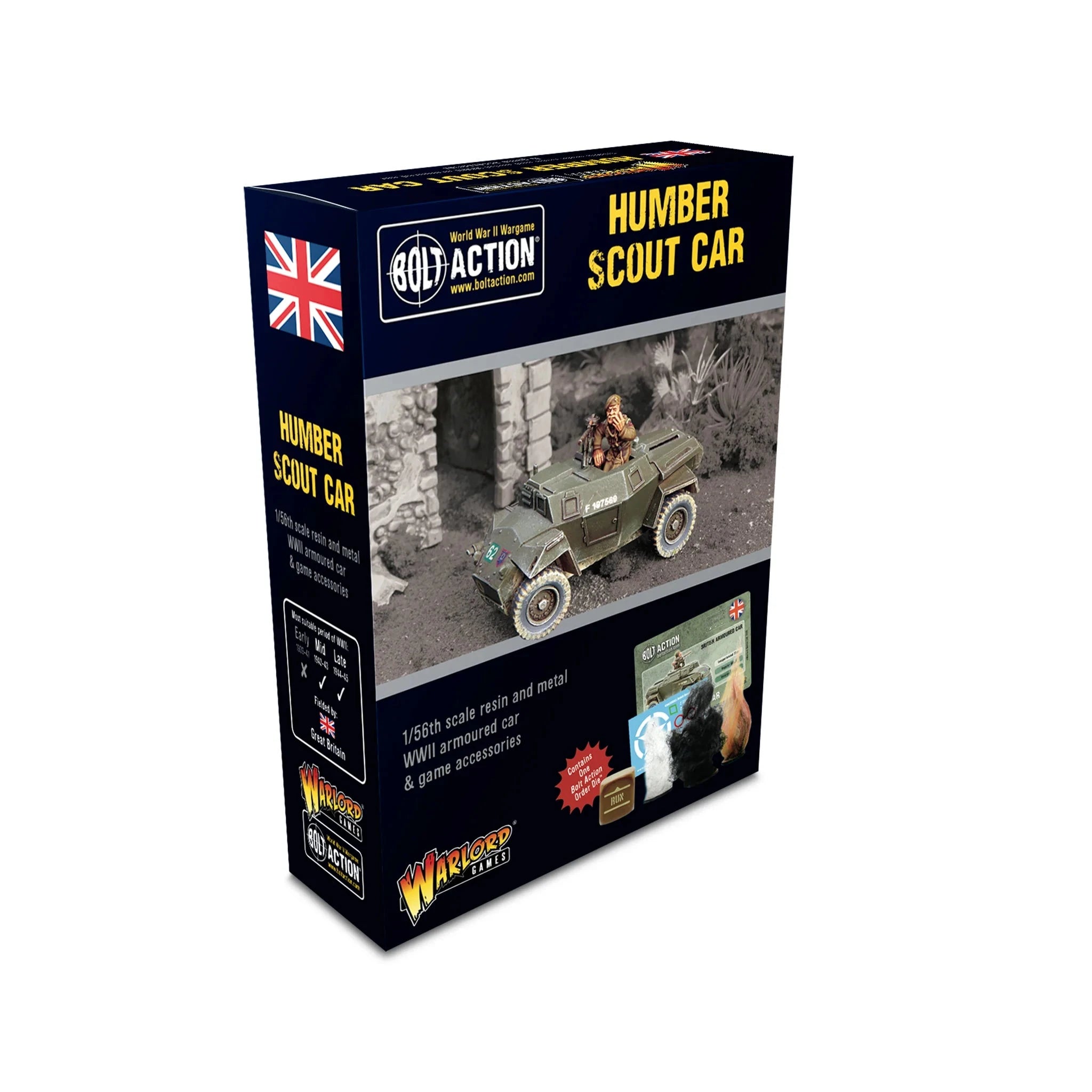 Bolt Action | Humber Scout Car | 28mm Resin Metal Vehicle