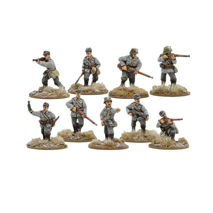 Bolt Action | Finnish | Continuation War Finnish | 28mm Metal Small Box | Warlord | Miniature Kingdoms