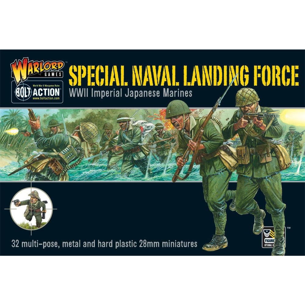 Bolt Action | Japanese Special Naval Landing Force | 28mm Plastic Unit | Warlord | Miniature Kingdoms