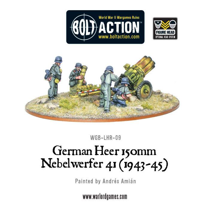 Bolt Action | German Heer 150mm Nebelwerfer 41 | 28mm Metal Blister Pack