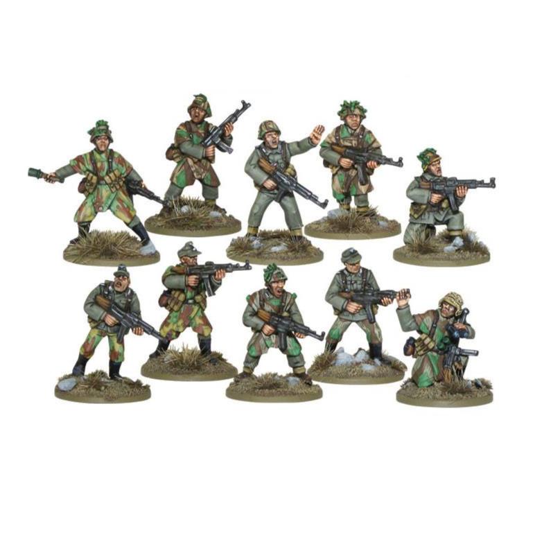 Bolt Action | German | Veteran Grenadier Squad | 28mm Metal Unit | Warlord | Miniature Kingdoms