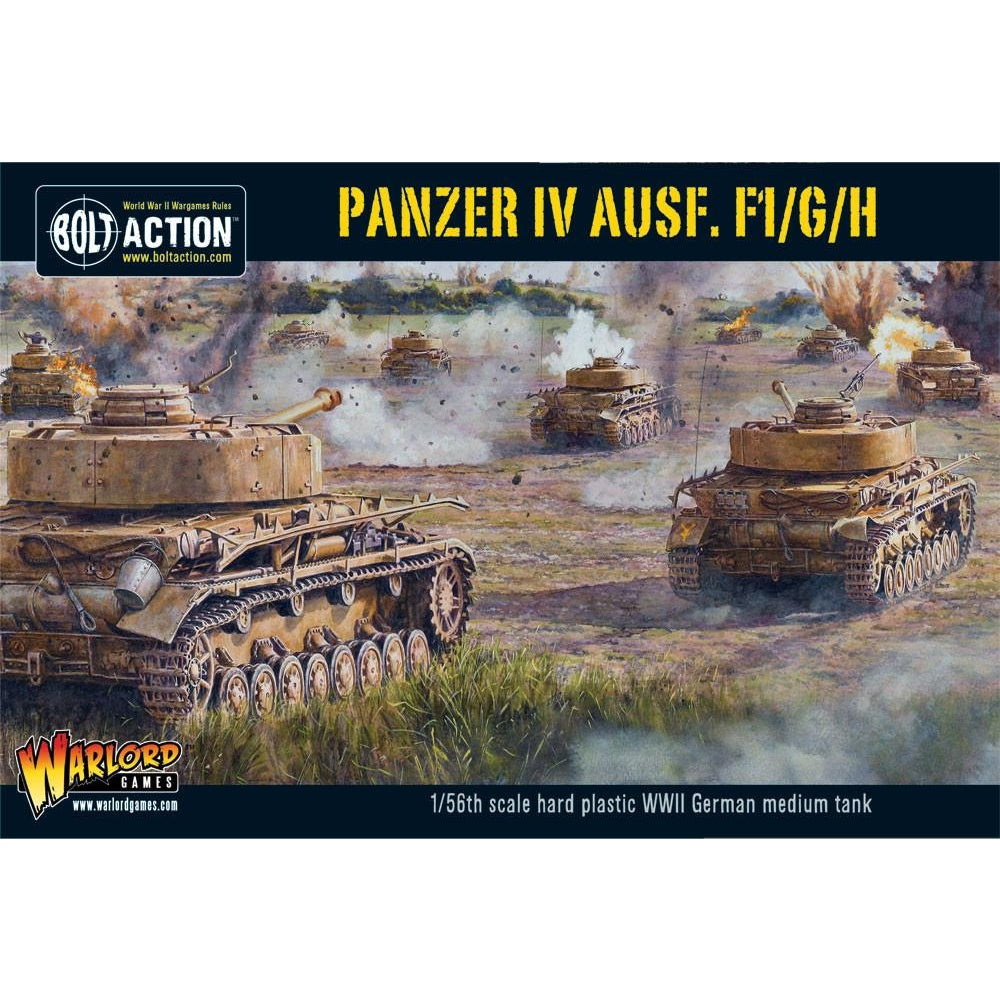 Bolt Action | German Panzer IV AUSF. F1/G/H | 28mm Plastic Vehicle | Warlord | Miniature Kingdoms