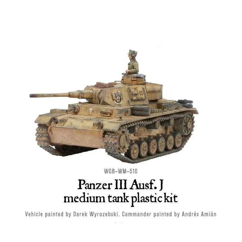 Bolt Action | German Panzer III | 28mm Plastic Vehicle