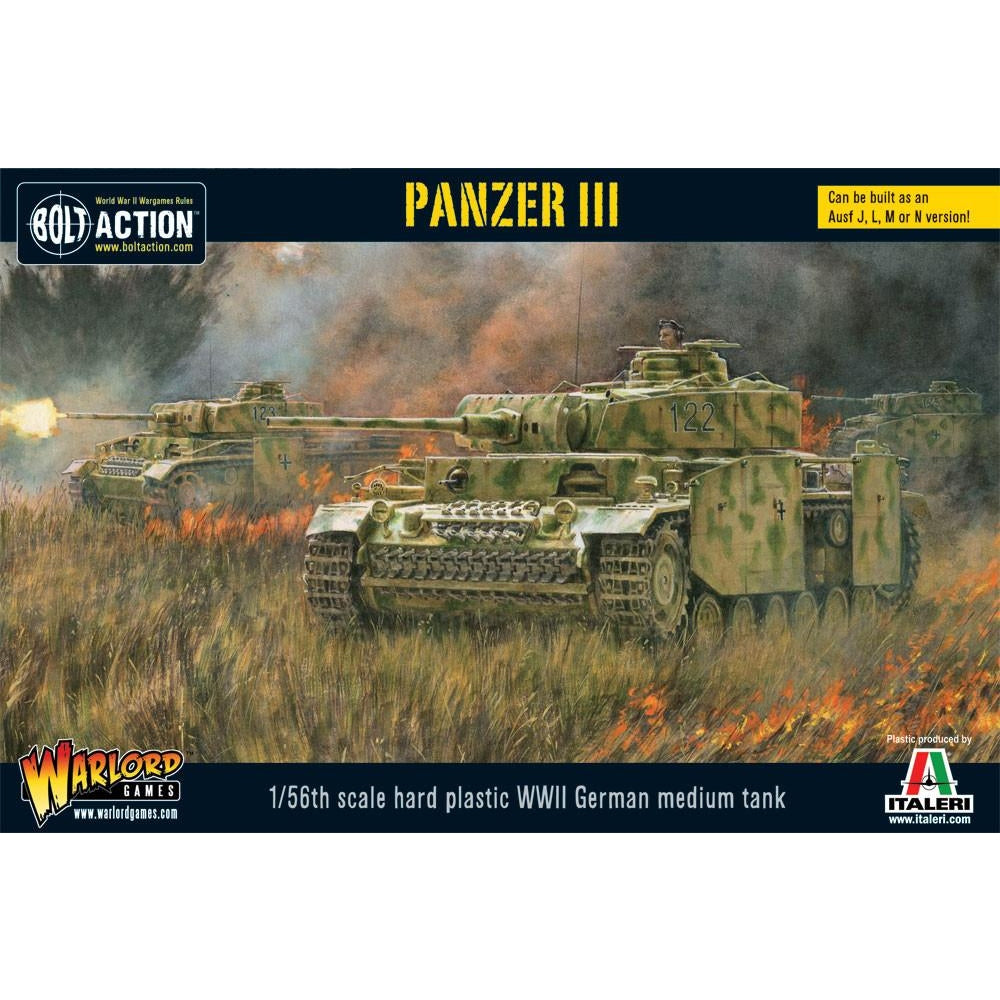 Bolt Action | German Panzer III | 28mm Plastic Vehicle