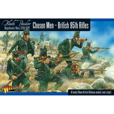 Black Powder | British 95th Rifles Chosen Men | 28mm Plastic Unit | Warlord | Miniature Kingdoms