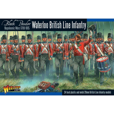 Black Powder | Waterloo British | 28mm Plastic Unit | Warlord | Miniature Kingdoms