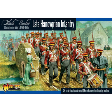 Black Powder | Hanovarian Late Line Infantry | 28mm Plastic Unit | Warlord | Miniature Kingdoms