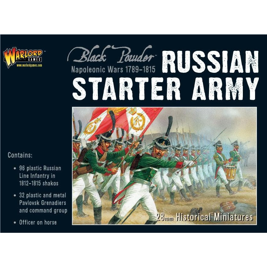 Black Powder | Russian Napoleonic Wars | 28mm Plastic Starter | Warlord | Miniature Kingdoms