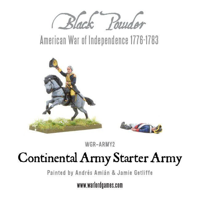 Black Powder | AWI | Continental Starter Army | 28mm Plastic Starter | Warlord | Miniature Kingdoms