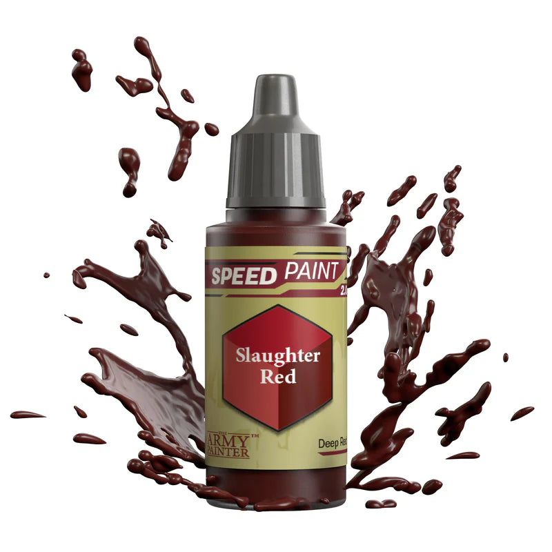 Speedpaints | Slaughter Red | 17ml Individual Paint | Warlord | Miniature Kingdoms