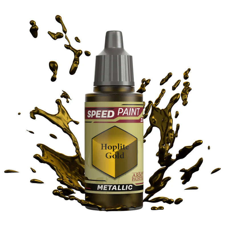 Speedpaints | Hoplite Gold | 17ml Individual Paint | Warlord | Miniature Kingdoms