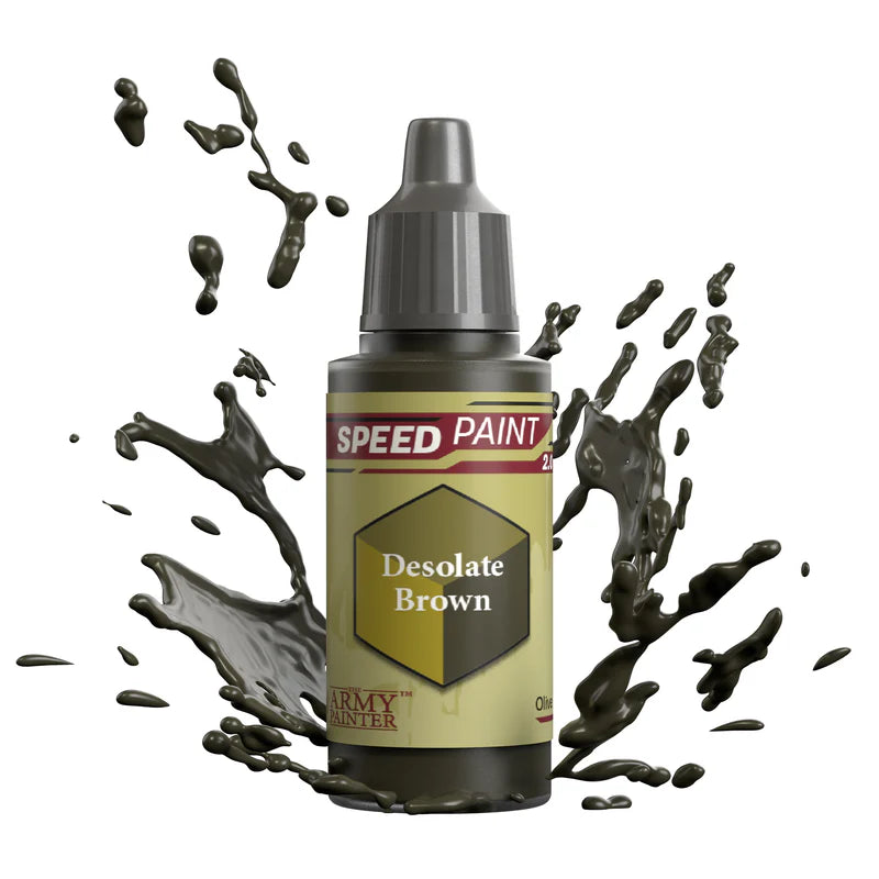 Speedpaints | Desolate Brown | 17ml Individual Paint | Warlord | Miniature Kingdoms