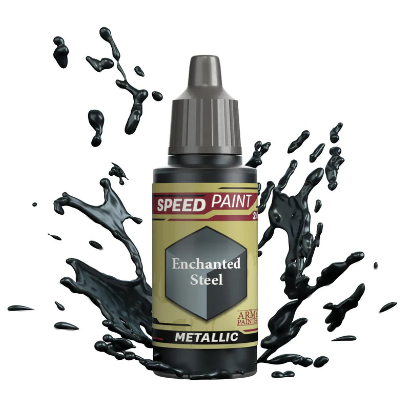 Speedpaints | Enchanted Steel | 17ml Individual Paint | Warlord | Miniature Kingdoms