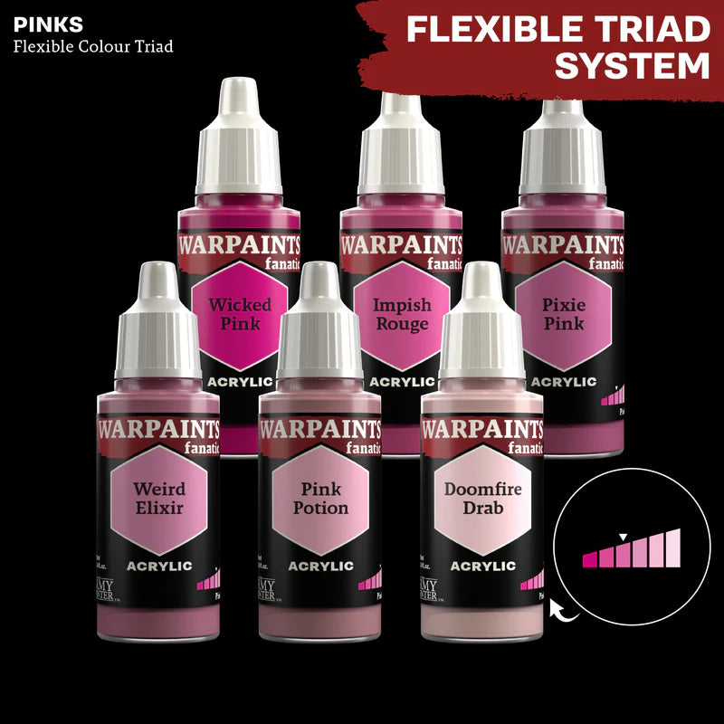 Warpaints Fanatic | Pixie Pink | 18ml Individual Paint