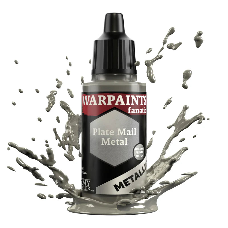 Warpaints Fanatic | Plate Mail Metal | 18ml Individual Paint