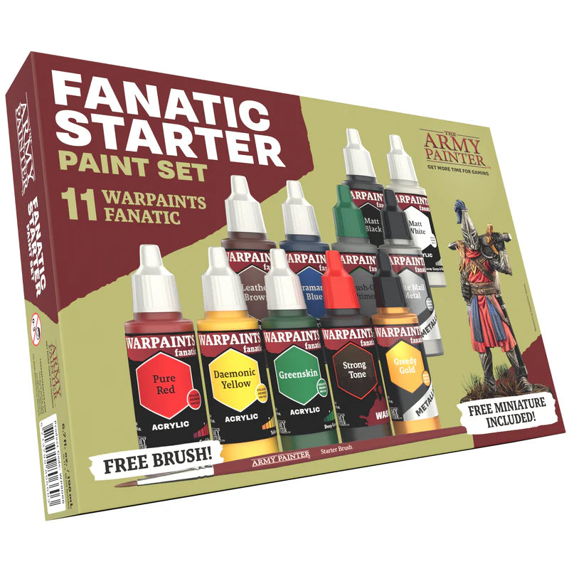 Army Painter | Fanatic Starter Paint Set 11 Paints