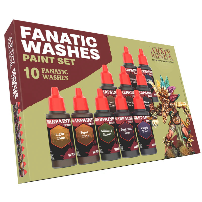 Army Painter | Fanatic Washes Paint Set 10 Washes