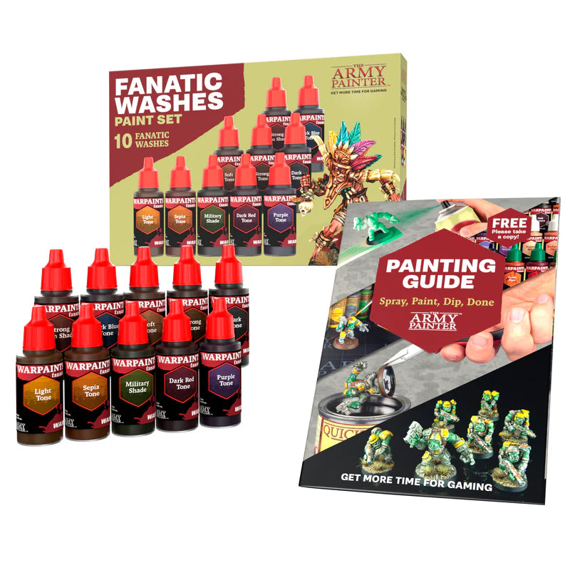 Army Painter | Fanatic Washes Paint Set 10 Washes