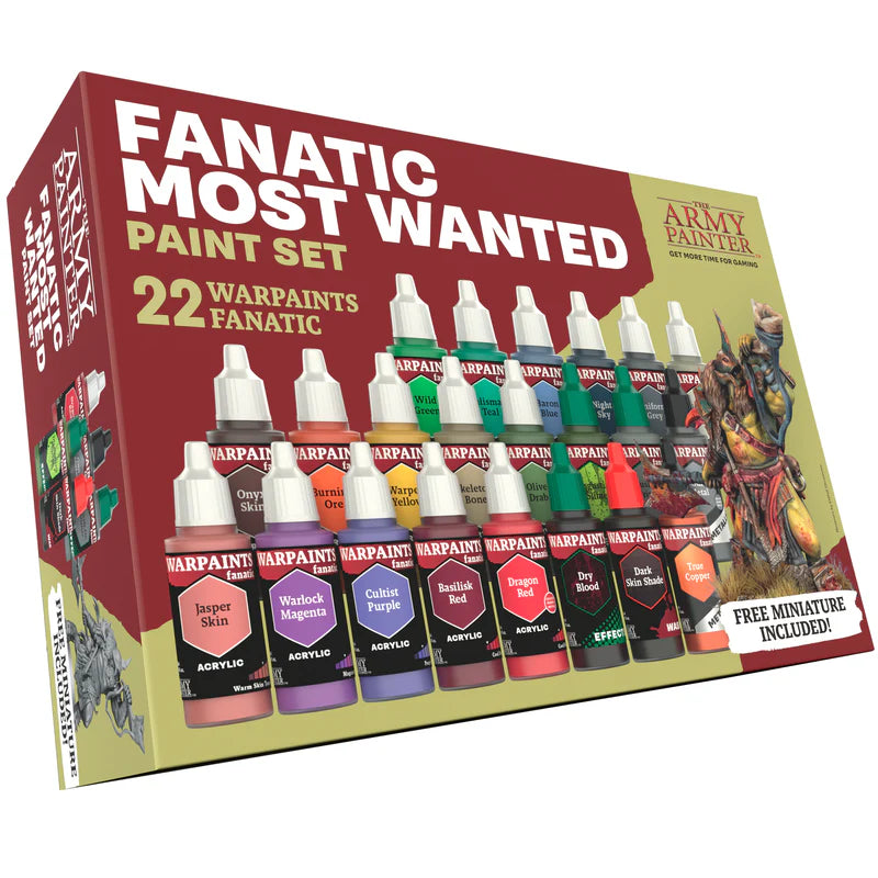 Army Painter | Fanatic Most Wanted Paint Set 22 Paints